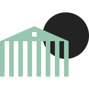 building with circle