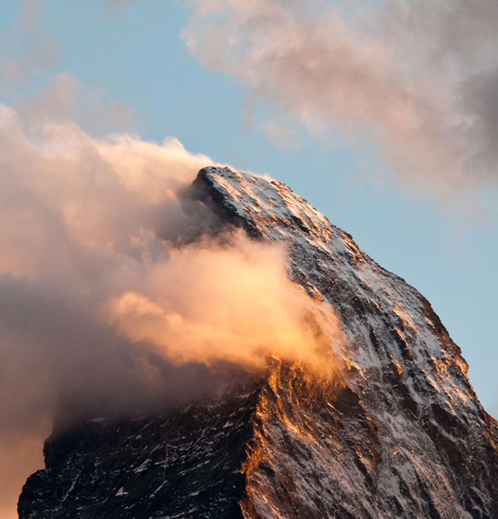 Mountain with Clouds